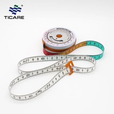 China ABS+PVC spot products measure body tape measure / bmi tape measure for sale