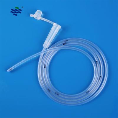 China Emergency Care Medical Grade Nasogastric Size Hospital PVC Nasogastric Silicone 75cm Feeding Stomach Tube For Single Use for sale