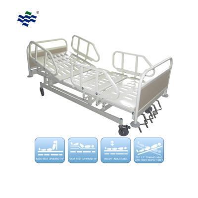 China Backrest 5 functions ABS head&foot panel hospital icu bed for sale