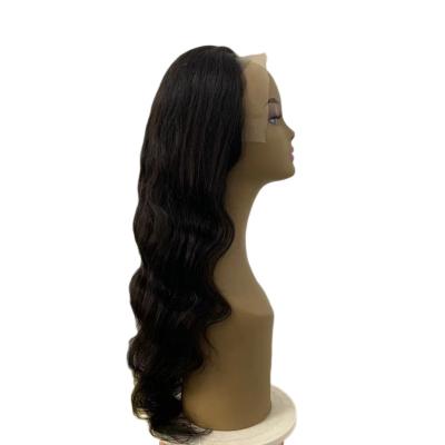 China Long Wave Human Hair Wig Unprocessed Virgin Remy Silky Straight Human Hair Free Lace Part Wig 32 Inches Available for sale