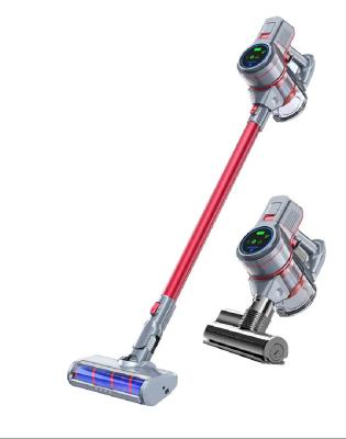 China Hotel Cordless Vacuum Cleaner Lightweight Stick Vacuum Self Standing with Powerful Suction 120W DC Motor Cleaner for sale