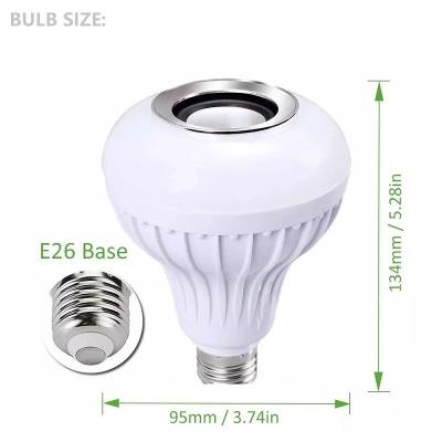 China Residential RGB LED Lighting Game Music Wireless Bulb E26 E27 B22 For Hotel Home Restaurant for sale