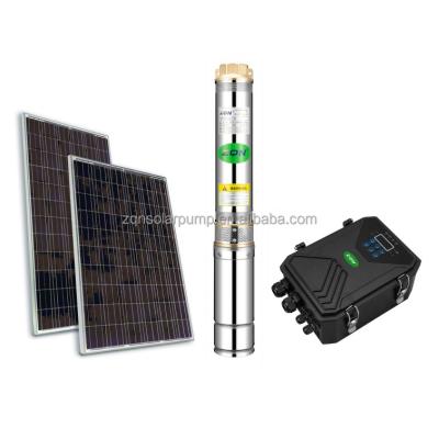 China Deep Well Pumping Solar Pump , DC Solar Pump Stock 4DPC9-45-96-750-2