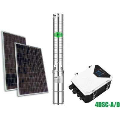 China Agriculture Irrigation DC Solar Pump AC Water Pump Solar Water Pump 2.2KW 4DLR 4/6DSC36-38-220/280-2200-A/D 2kw for sale