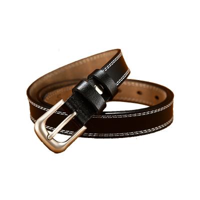 China Fashion.Casual Genuine Leather Whole Cowhide Classic Versatile Belt Single Layer Retro Belt Simple Denim Belt Women for sale