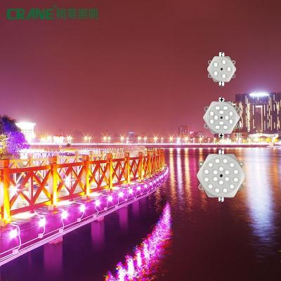 China HOTEL/Building Pixel Rechargeable Blue Pixel Module Custom Work 30mm Picture In Led Dot Lights for sale