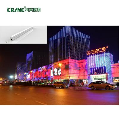 China Road Lighting IP65 Waterproof Aluminum Project RGBW Wall Washer Outdoor Linear Led Light Bar 12W for sale