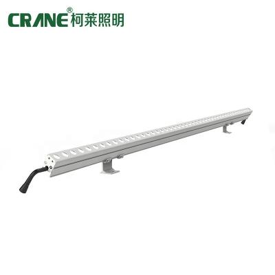 China Bridges Waterproof IP65 Lighting Project 12W RGBW Wall Washer Aluminum Housing Outdoor Linear Led Light Bar for sale