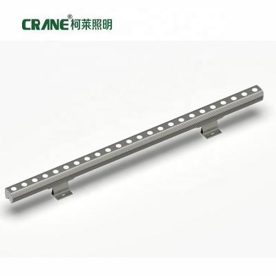 China Bridges Waterproof IP65 Lighting Project 12W RGBW Wall Washer Aluminum Housing Outdoor Linear Led Light Bar for sale