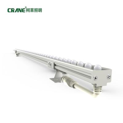 China Bridges Waterproof IP65 Lighting Project 12W RGBW Wall Washer Aluminum Housing Outdoor Linear Led Light Bar for sale