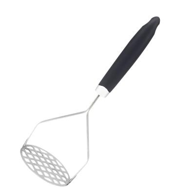 China Sustainable Kitchen Instruments Fruit Baby Food Mud Grinder Vegetable Kitchen Tools Stainless Steel Potato Masher Crusher for sale