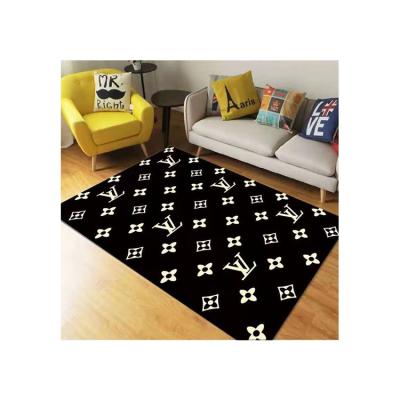 China Well-known Brand Custom Design 3d Printing Bedroom Carpet Custom Crystal Velvet Rug Pattern Welcome Cover for sale