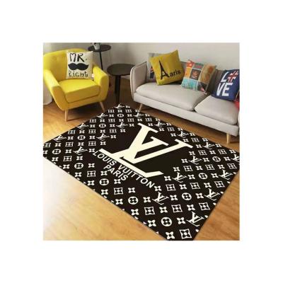 China Well-known brand custom design handmade luxury crystal velvet designer hot sale bedroom rug area rug for sale