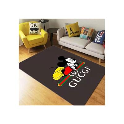 China Well Known Brand Custom Design Designer Luxury Custom Hand Made Velvet Living Room Carpet Crystal Area Rug for sale