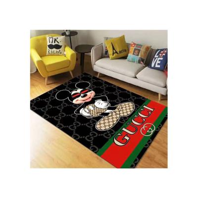 China Well Known Brand Custom Design Well Known Brand Custom Design Custom Printed Carpet Living Room Rug Rug for sale