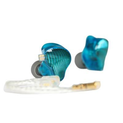 China In-Ear TKZK WAVE Technology 1DD+1BA Hybrid Drivers IEM In Cable Headset In-Ear Monitor Current Wholesale Headphones for sale