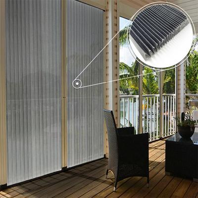 China high quality Heat-insulation polyester sunshade anti-UV fabric for garden swimming pool for sale