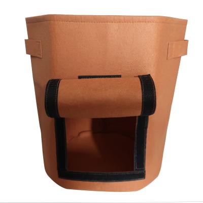 China Plant Base Eco Eco - Friendly Ad Bags Grow Bags For Plants Plant Nursery Bag With Window for sale