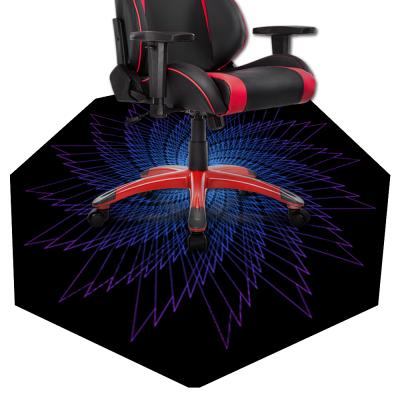 China Comfortable Hot Selling Custom Clearly Printing Non-slip Custom Size Anime E-SPORT Gaming Chair Mat for sale