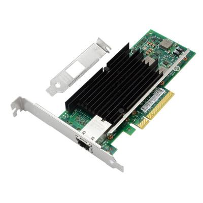 China Servidor Adaptador de rede sem fio HBA gigabit com fio Network Card Raid X540-T1 dupla porta PCIE RJ45 X540 à venda