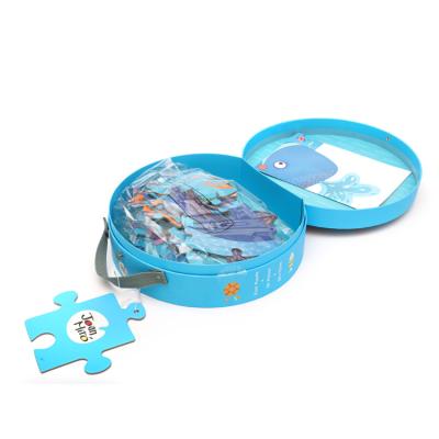 China Educational Cartoon Toy Customized Design Jigsaw Puzzle Storage Bag for sale