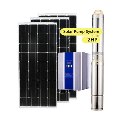 China Submersible Pumps Solar Water Pump For Agriculture Use, 2 Inch Deep Well Water Pump Solar Pump for sale