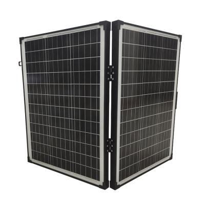 China -home system solar panel suitcase 100W 120w 12V solar grid 100W 150W folding poly solar panel 100w portable for sale