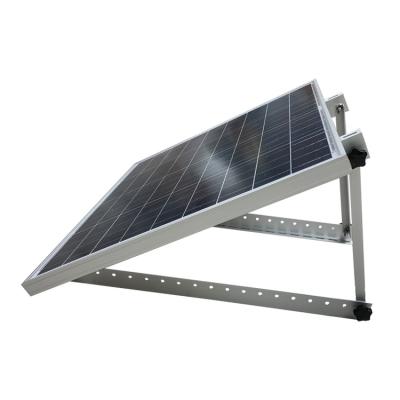 China Aluminum alloy solar power system portable aluminum solar bracket for small solar panel for sale