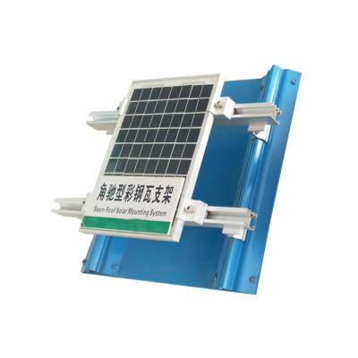 China Flat roof home rack, solar panel system, solar energy products on hoop solar system for sale