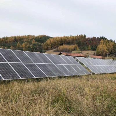 China 1MW System Structure Industrial Solar Panel Mounting Ground Rack for sale