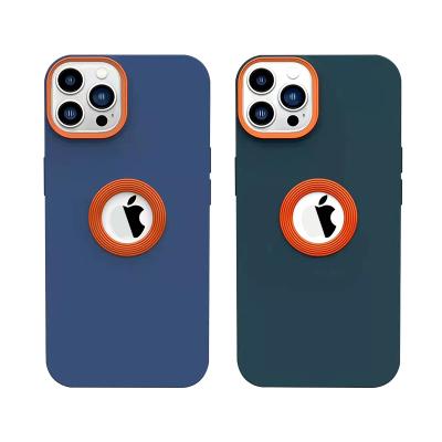 China New Amazon Design Logo Cut Shockproof Mobile Cover Hot Sale TPU Liquid Shockproof Cell Phone Case Show Cover For iPhone 12 13 pro max for sale