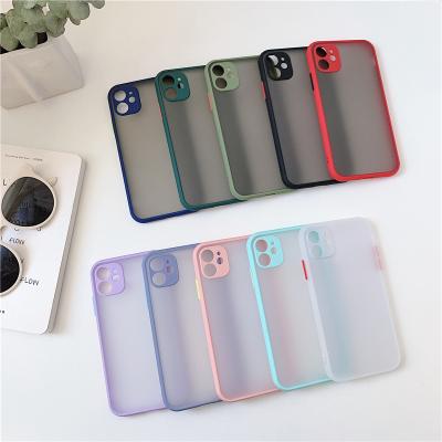 China Luxury Shockproof Silicone Matte Case For Iphone 7 8 6S 6 Plus 12 11 X XS Max XR Se 2020 Phone Case On Apple Iphone 7 Mini Cover 8 12 for sale