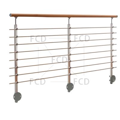 China Easily Assembled 3D CAD OEM ODM , 304 316 Stainless Steel Tong Tube Railing With Profiles Customizable Fittings for sale