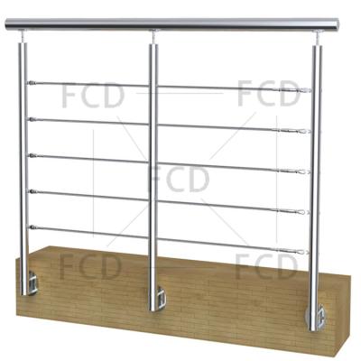 China Easily Assembled 3D CAD OEM ODM , Make To Order 304 316 Stainless Steel Cable Railing With Profiles Fittings for sale