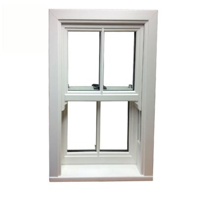 China Folding Screen Grille Design, PVC Hung Window With Mosquito Net Single U Vertical Sliding for sale