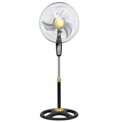 China Low Noise Hot Sale Metal Motor Pedestal Specification Electric Stand Fan 220V 16 Inch 3 Speed for sale