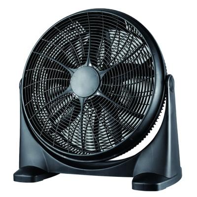 China Cool box selfstanding electric fan 20 inch modern black industrial low price 5 blades latest plastic material for sale