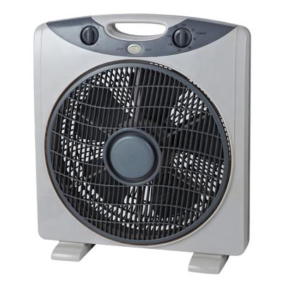 China Commercial Plastic 12 Square Box Hotel Office Quiet Home Plastic Electric Fan for sale