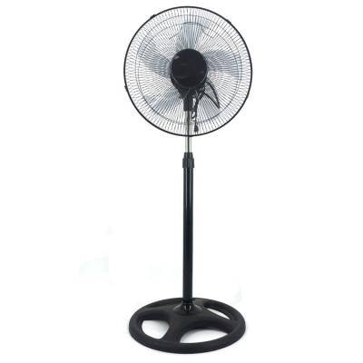 China Chinese Traditional Stainless Steel Electric Low Noise High Voltage Outdoor Base Spare Parts Gear Metal Pedestal Stand Fan 16 Inch for sale