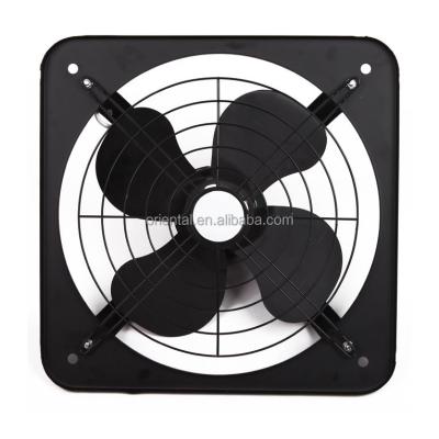 China Hotel Metal Ventilation Fan , Square Type Industrial Exhaust Fan With Front Grille for sale