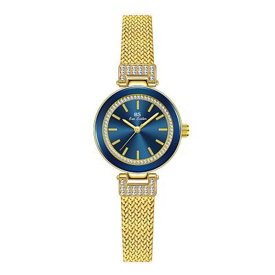 China 2022 New Arrivals Water Resistant Bee Sister 1699 Ladies Mesh Strap 3ATM Waterproof Watches Dial Wrist Small Branded Watch For Girls for sale