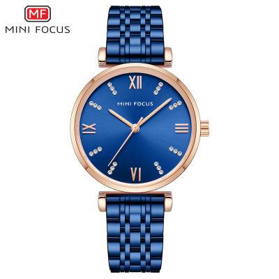 China Hot Selling Elegant MINI Water Resistant Brand Amazon Top FOCUS 0335 Stainless Steel Vintage Stainless Steel Quartz Female Watches for sale