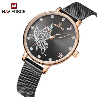 China Hot Sale Luxury Products NAVIFORCE 5011RGB Brand Women Watches Water Resistant Fashion Quartz Casual Ladies Wristwatch Reloj femenino for sale