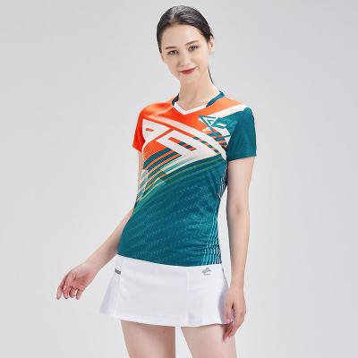 China New summer breathable quick-drying LCFC badminton suits for men and women sports volleyball suits for sale