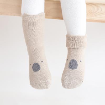 China LCFC Infant Anti Slip Baby Wear Thick Warm Breathable Floor Kids Comfortable Soft Socks for sale