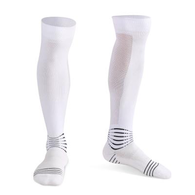 China AMW Breathable Wholesale Customize Design Embroidered Knitted Embroidery Custom Cotton Sport Athletic Logo Compression Socks for sale