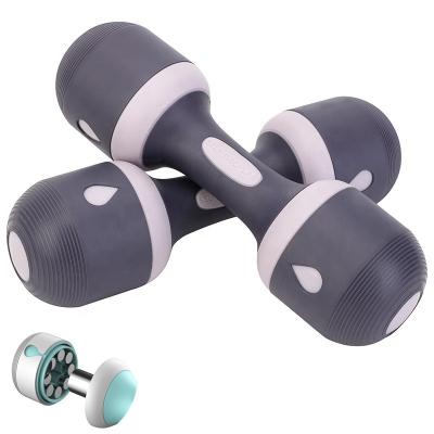 China New LCFC weight men's and women's universal home dip durable standard multifunctional adjustable plastic dumbbell for sale