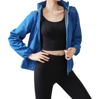 China Hot Selling Sports Workout LCFC Sweat Absorb 2 Pieces Suit Zipper Sauna Sports Fitness Gym Jacket Zipper Sweat for sale