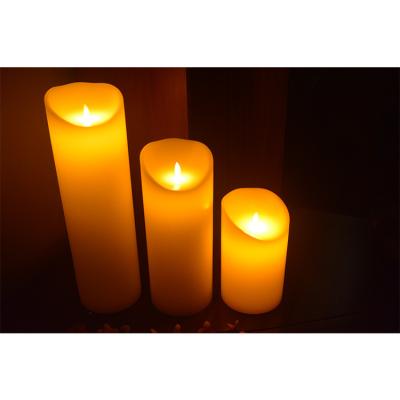 China Flameless Battery Operated Flameless Christmas Led Lights Candles Real Wax With Remote Control /LED Candle Light for sale