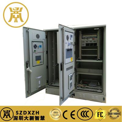 China Dual Compartment Metal Telecommunications Cabinet Outdoor Distribution Cabinet for sale